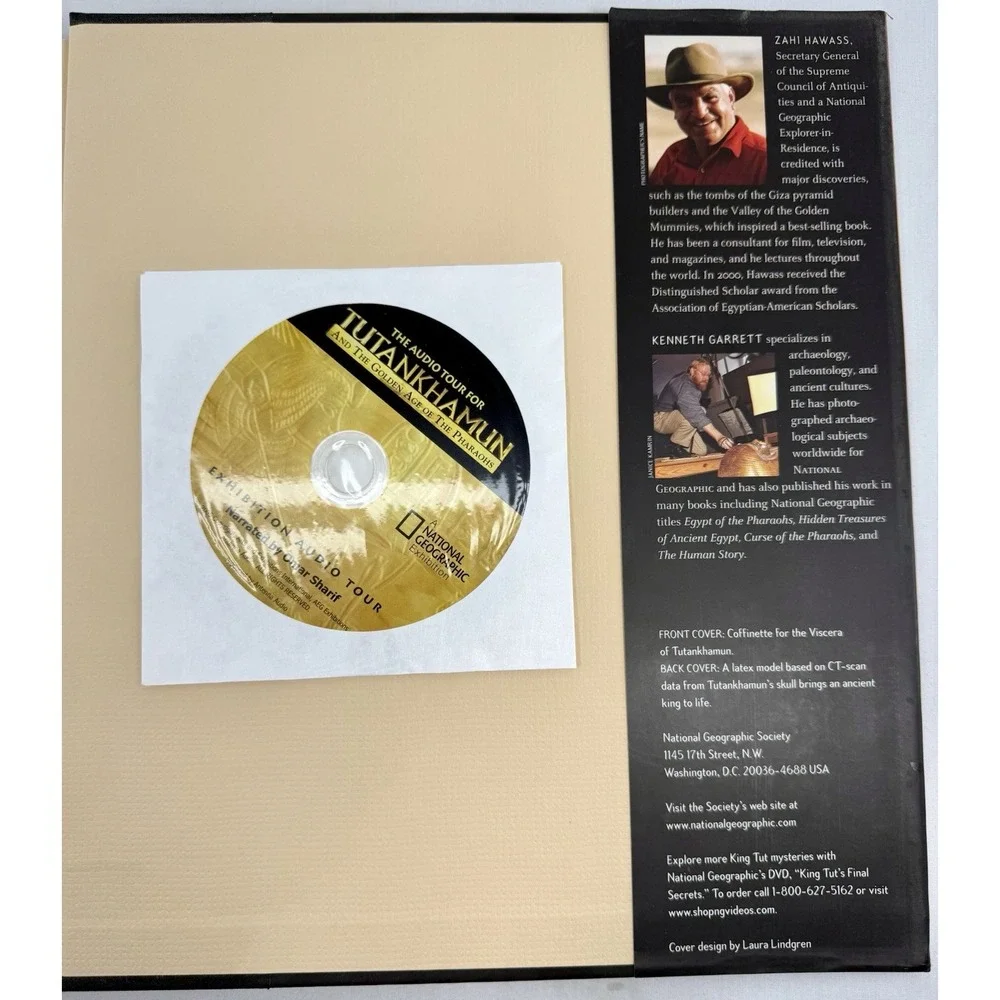 Tutankhamun & Golden Age‎ of Pharaohs Nat Geo Catalog w/ DVD 2005